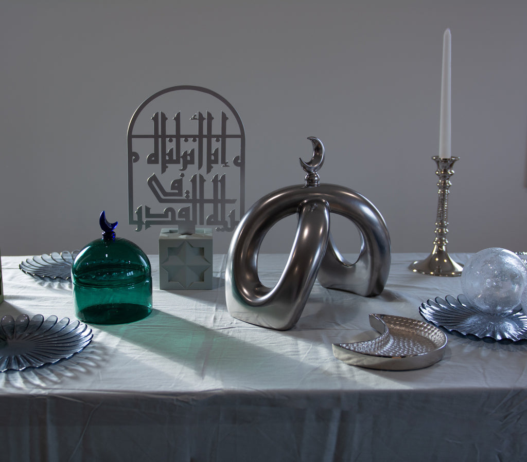 Laylatul Qadr Quranic Verse Calligraphy - Silver